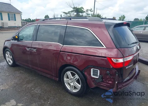 2013 Honda Odyssey Touring/Touring Elite из США, поврежденный, VIN 5FNRL5H98DB035570